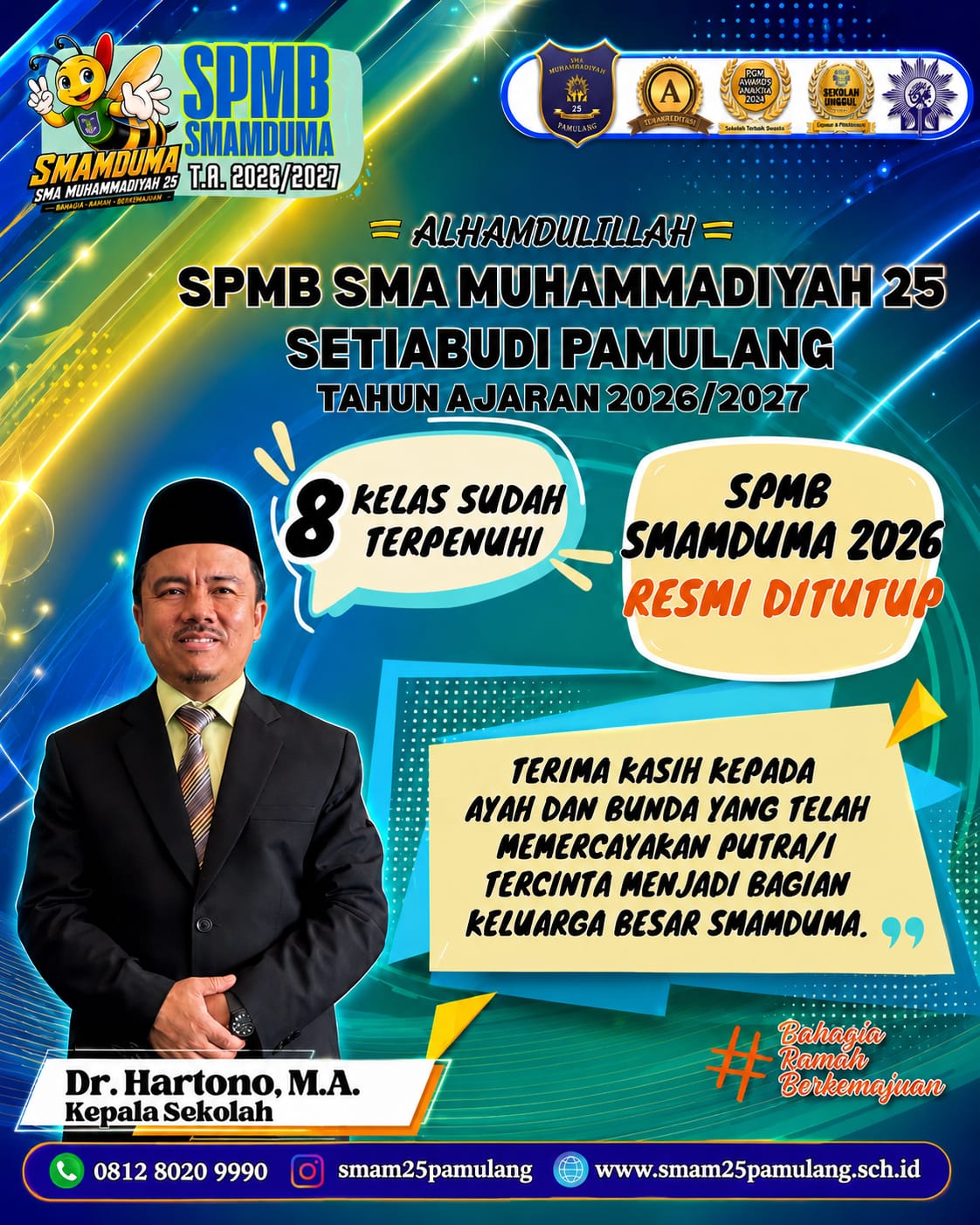 Brosur PPDB SMAM 25 Pamulang